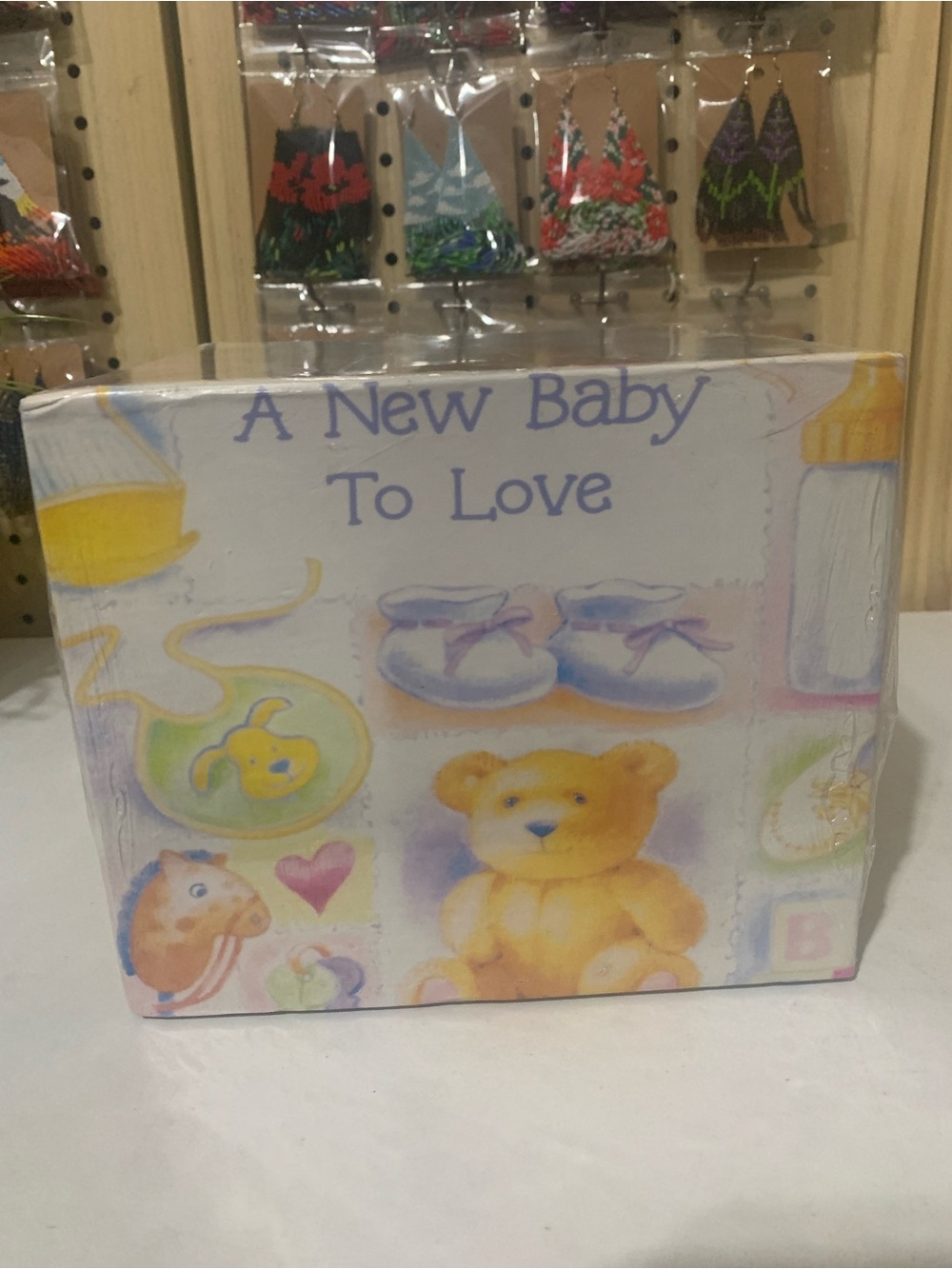 LaVie Our Baby Library Three Photo Albums - Pastel Yellow Teddy Design